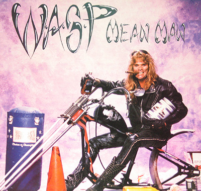  W.A.S.P. - Mean Man (1989, EEC Europe) album front cover vinyl record